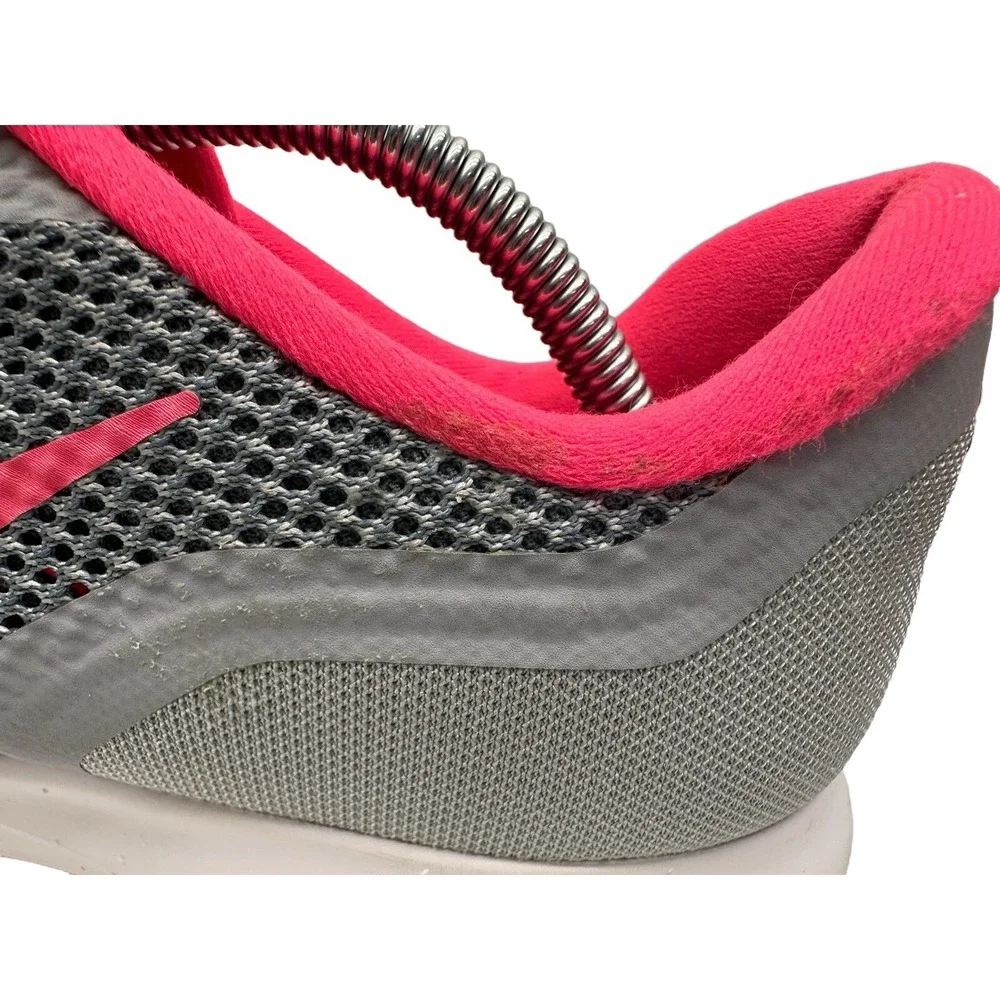 Nike Flex Trainer TR 7 898479-006 Gray‎ Pink Womens Running  Sneakers Sz 11.5